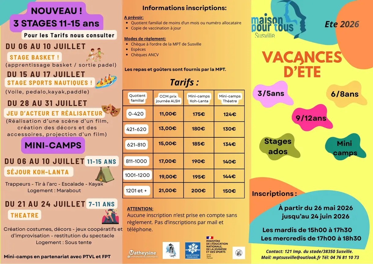 Vacances d’été Vacances d'été
